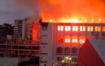 Fogo atinge Colégio Marista Santa Maria de 120 anos na Região Central do Rio Grande do Sul