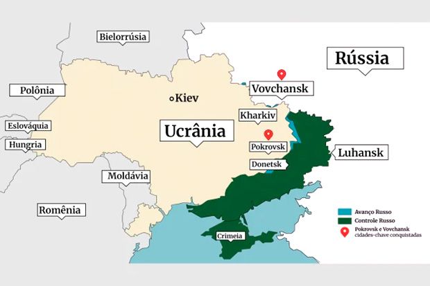 Putin mantém exigência territorial e ameaça tomar áreas pela força