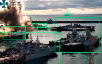 Ucrânia atinge submarino russo em ataque inédito no Mar Negro