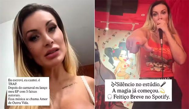 Andressa Urach lança funk como MC Imola e prepara EP de trap para depois do carnaval