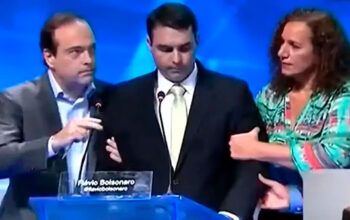 Aposta de Bolsonaro, Flávio desmaiou durante debate na TV em 2016