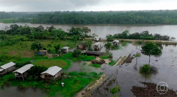 Cheia antecipada do rio Purus afeta moradores e produtores rurais no sul do Amazonas