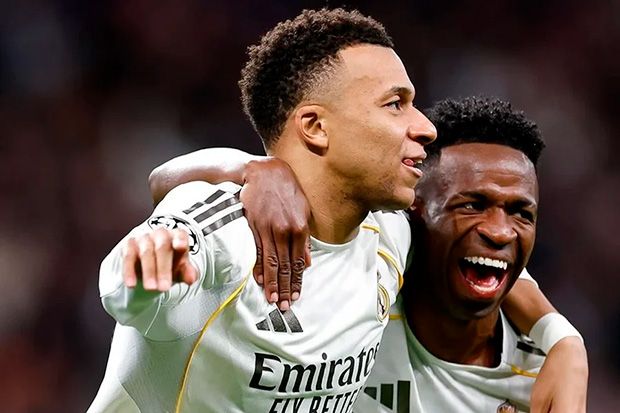 Com show de Vini Jr., Real Madrid goleia Monaco na Champions League