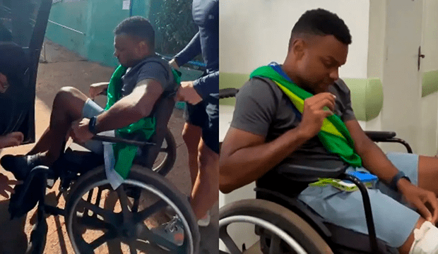 Fernando Holiday alega dores no joelho e sai da caminhada de Nikolas