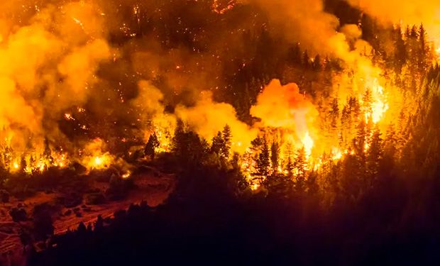 Incêndio devastador atinge a Patagônia argentina e assusta pequenas comunidades