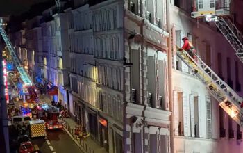 Apartamento desaba durante festa com 50 pessoas em Paris