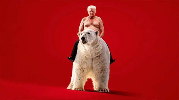 The Economist publica Trump montado em urso polar: "O verdadeiro perigo representado por Donald Trump"