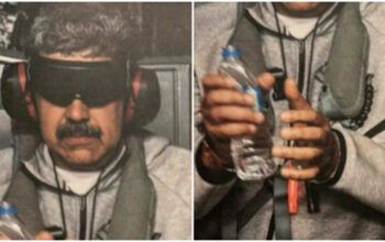 Trump divulga foto de Maduro preso após ataque dos EUA na Venezuela