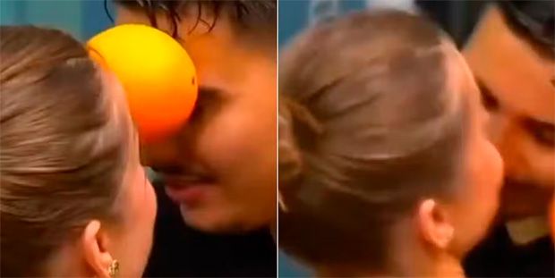 Vídeo de Pedro na prova da laranja volta a viralizar por quase beijo em Elisa: 'Escorregou'