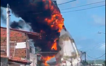 Estátua de Nossa Senhora de Fátima de R$ 15 milhões é incendiada em Natal