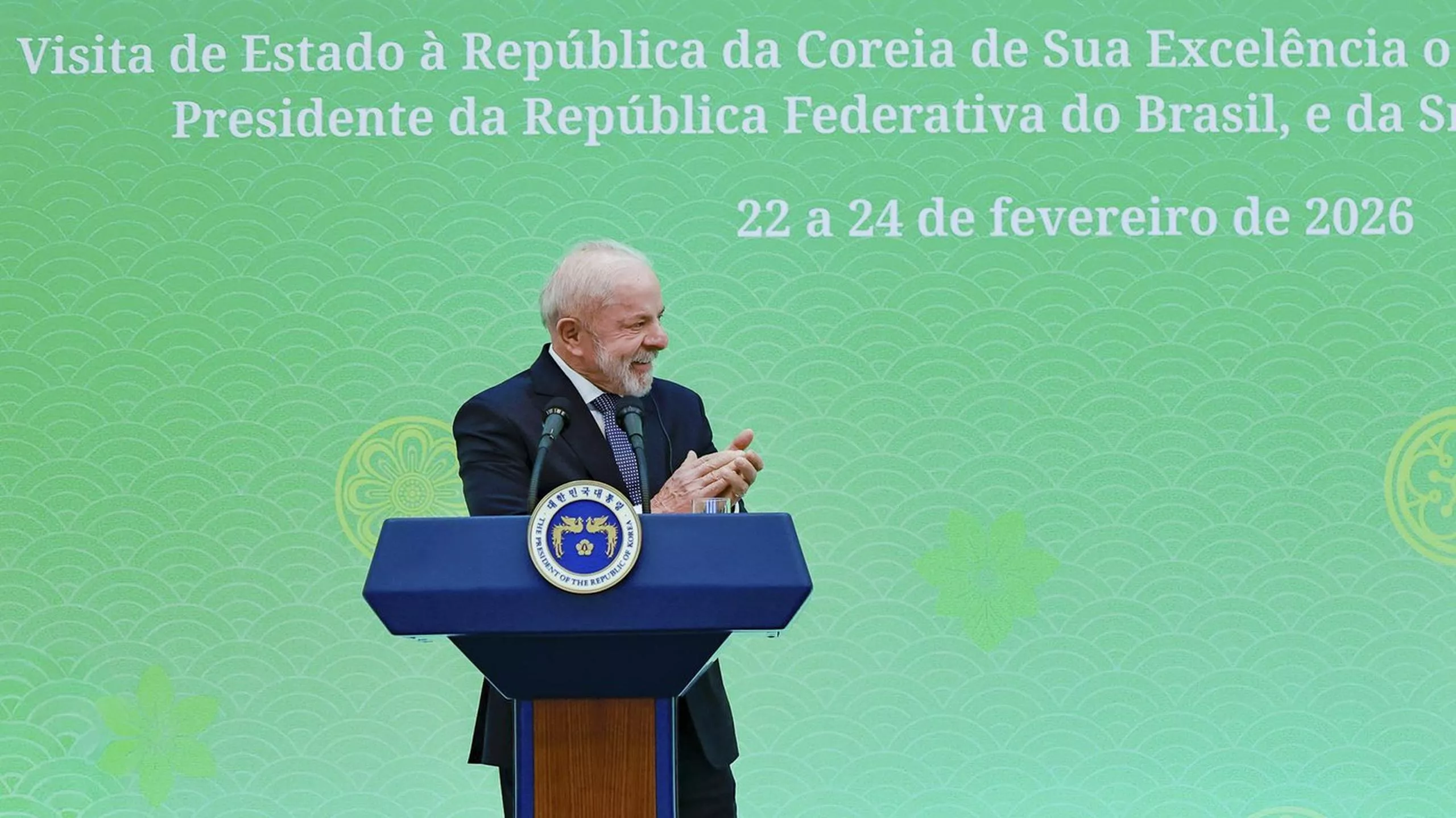 Lula exalta o agro brasileiro na Coreia, mas alerta para "papel de meros exportadores de matérias-primas"