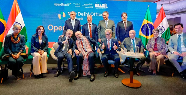 Lula inaugura escritório da ApexBrasil em Nova Déli