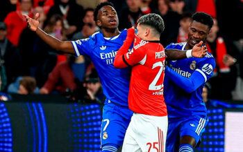 Acusado de racismo por Vini Jr., meia do Benfica é ovacionado pela torcida