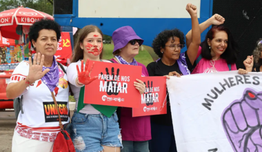 Protestos contra a violência de gênero tomam o Brasil neste 8 de março