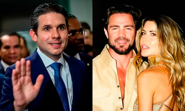 Vorcaro esteve na festa da vitória de Hugo Motta