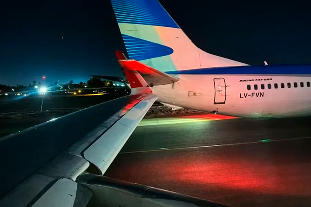 Avião que viria ao Brasil colide com aeronave em aeroporto no Chile