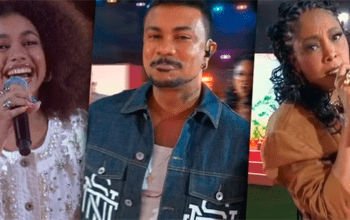 BBB26: Alana Cabral, Negra Li e Xamã cantam em festa com tema "Três Graças"