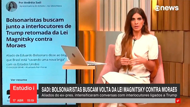 GloboNews apresenta golpista Paulo Figueiredo sem avisar que é criminoso foragido