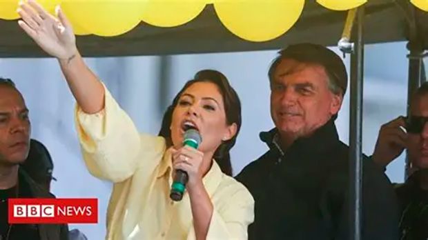 Michelle desafia Eduardo e posta VÍDEO de Nikolas