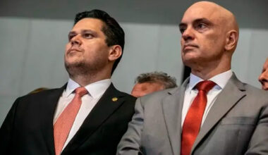 Moraes e Alcolumbre se encontram em jantar na véspera da derrota de Messias