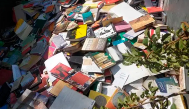 Prefeito bolsonarista de Osasco joga no lixo centenas de livros de biblioteca pública