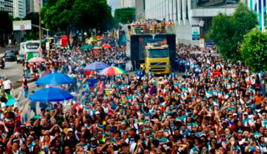 Flávio Bolsonaro, Marcha para Jesus lota ruas do Rio