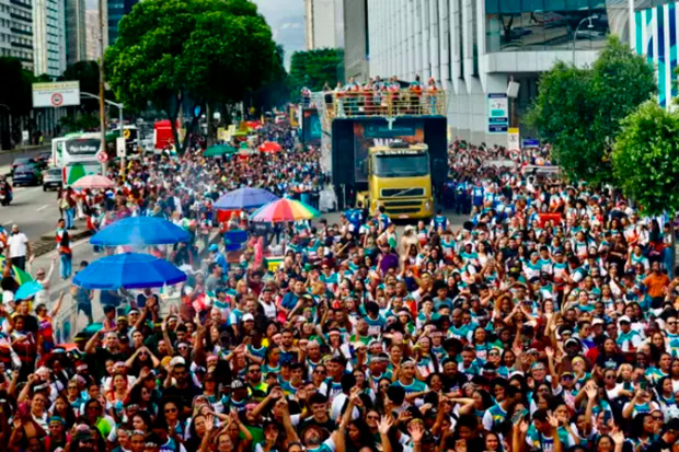 Flávio Bolsonaro, Marcha para Jesus lota ruas do Rio