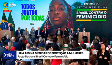 "O que leva um homem a decepar a mão de uma mulher?", indaga Lula ao anunciar medidas contra o feminicídio