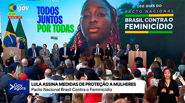 "O que leva um homem a decepar a mão de uma mulher?", indaga Lula ao anunciar medidas contra o feminicídio