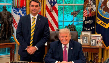 Trump fez elogio a Lula em encontro com Flávio Bolsonaro na Casa Branca