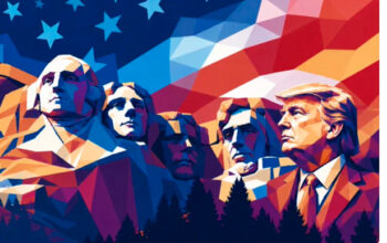Trump volta a publicar imagem de IA com o próprio rosto no Monte Rushmore