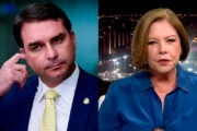 Flávio Bolsonaro surta com colunista que questionou por que ele não foi alvo da PF no Caso Master