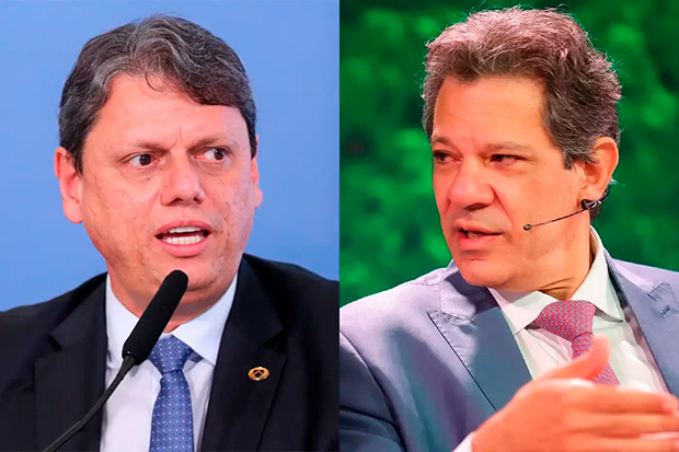 Haddad diminui diferença para Tarcísio em disputa para o governo de SP, diz nova pesquisa
