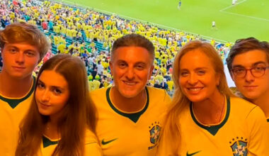 Inimigo do bolsa família, Luciano Huck curte Copa em camarote milionário nos EUA
