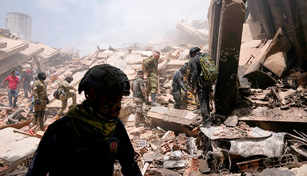 Mortes nos terremotos da Venezuela sobem para 1.450; ONU estima 50 mil desaparecidos