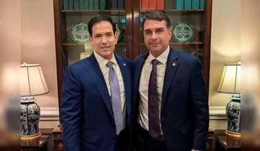 PT aciona Justiça contra Flávio Bolsonaro e PL após carta de Marco Rubio