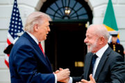 Trump cumprimenta Lula e diz: "good job"