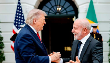 Trump cumprimenta Lula e diz: "good job"