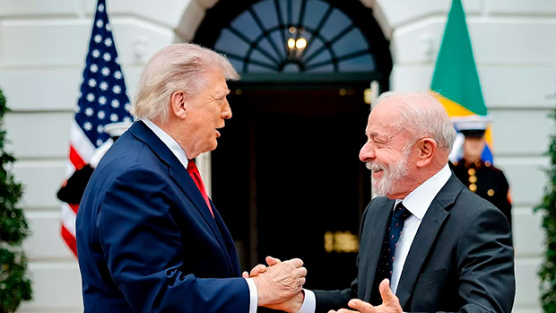 Trump cumprimenta Lula e diz: "good job"
