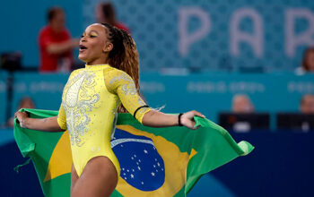 Rebeca Andrade conquista ouro no salto e brilha no Pan-Americano de Ginástica