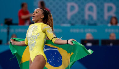 Rebeca Andrade conquista ouro no salto e brilha no Pan-Americano de Ginástica