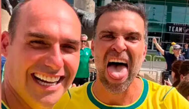 Setor VIP de Eduardo Bolsonaro em jogo do Brasil custa R$ 180 mil