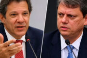 Tarcísio vendeu a Sabesp em ‘mesa de amigos’, diz Haddad