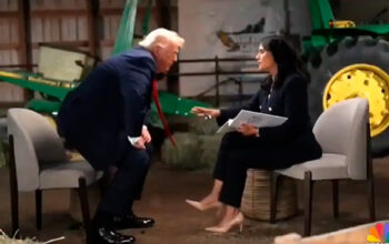 Trump abandona entrevista após ser cobrado a apresentar provas de fraude eleitoral
