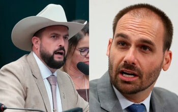 Eduardo Bolsonaro ataca Zé Trovão após deputado chamar Jair de “covarde”