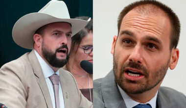 Eduardo Bolsonaro ataca Zé Trovão após deputado chamar Jair de “covarde”