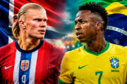 Haaland brilha, marca duas vezes, e elimina o Brasil da Copa do Mundo