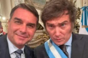 Impopular na Argentina, Milei vem ao Brasil prestar apoio a Flávio Bolsonaro