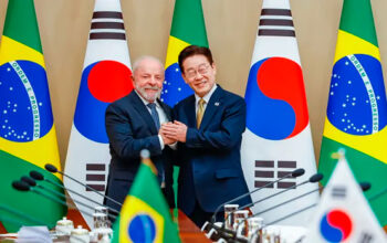 Lula recebe presidente da Coreia do Sul nesta segunda-feira