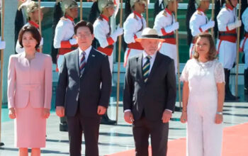 Lula recebe presidente da Coreia do Sul no Palácio da Alvorada